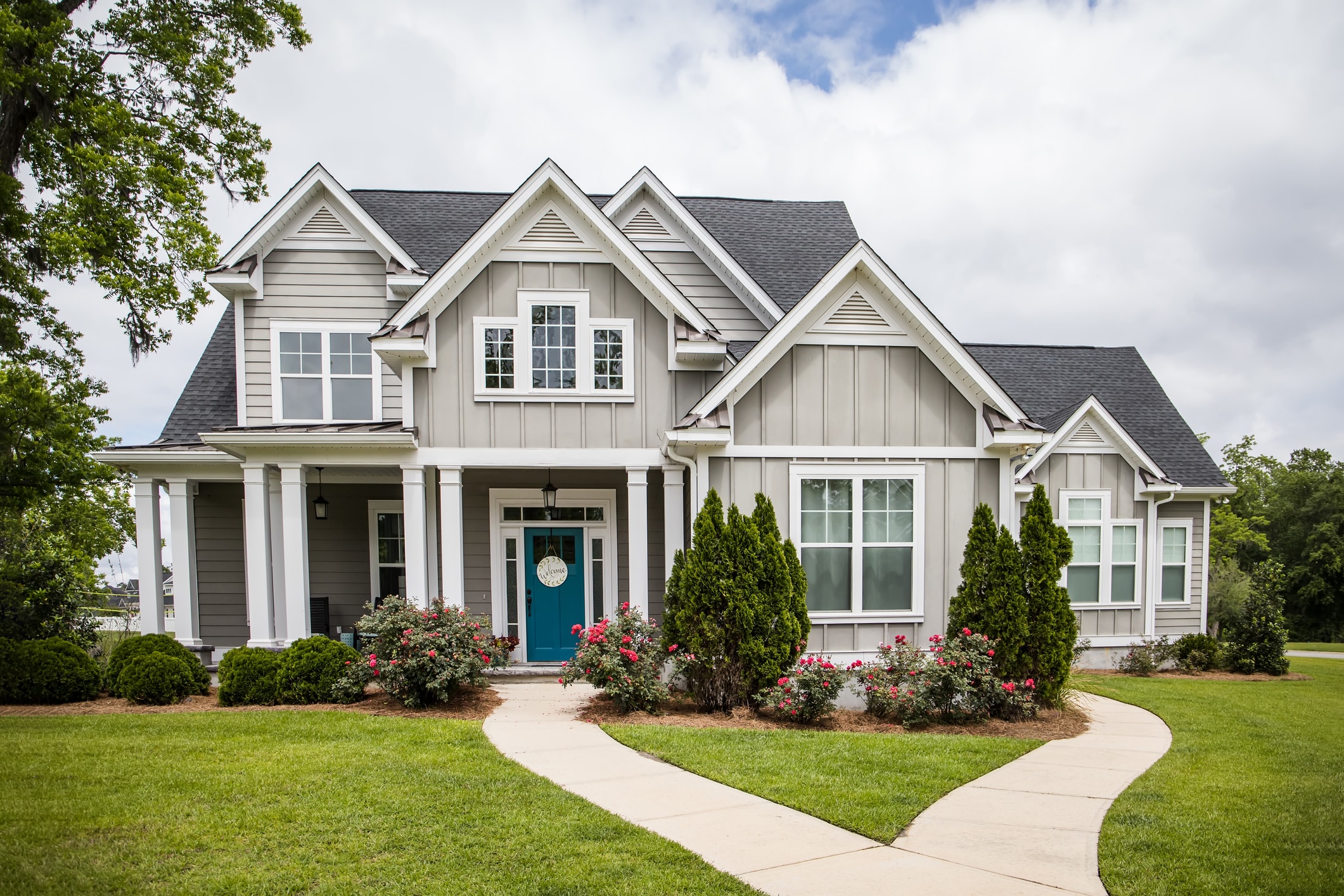 siding installation on home in columbia, MD